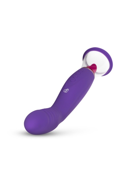 Pleasure Pump Met G-Spot Vibrator - Paars