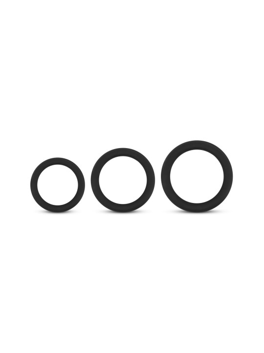 Silicone Cock Ring 3- piece set