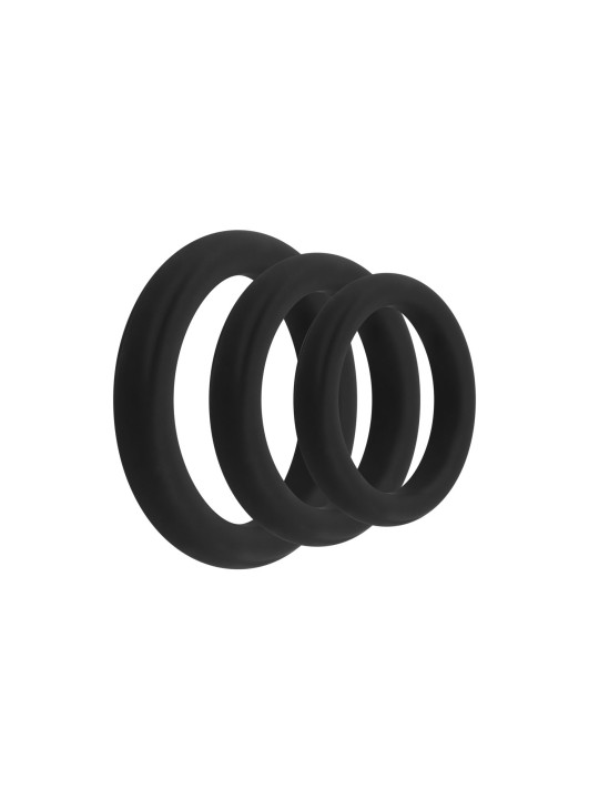 Silicone Cock Ring 3- piece set