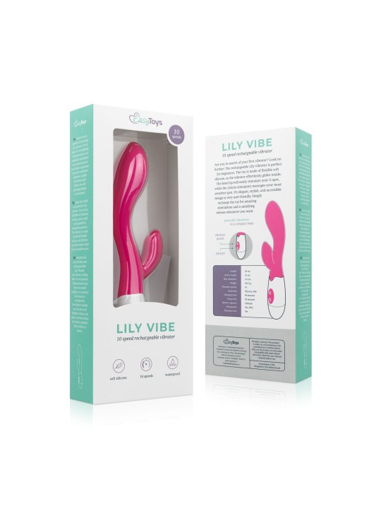 Easytoys Lily Vibrator 2.0 - Rechargeable Pink