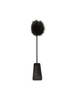Easytoys Fetish - Fluffy Kietelaar en Zweepje in 1 - Zwart