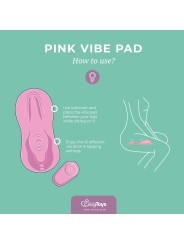 EasyToys – Vibe Pad Tapping & Vibrating Pad with Remote – Pink