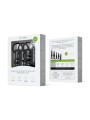 Anal Plug Set With Bullet Vibrator - Black