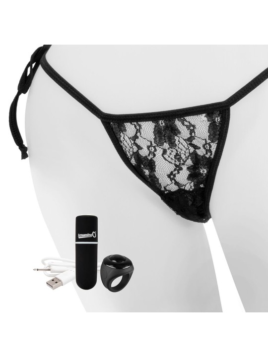 The Screaming O - Charged Remote Control Panty Vibe Zwart