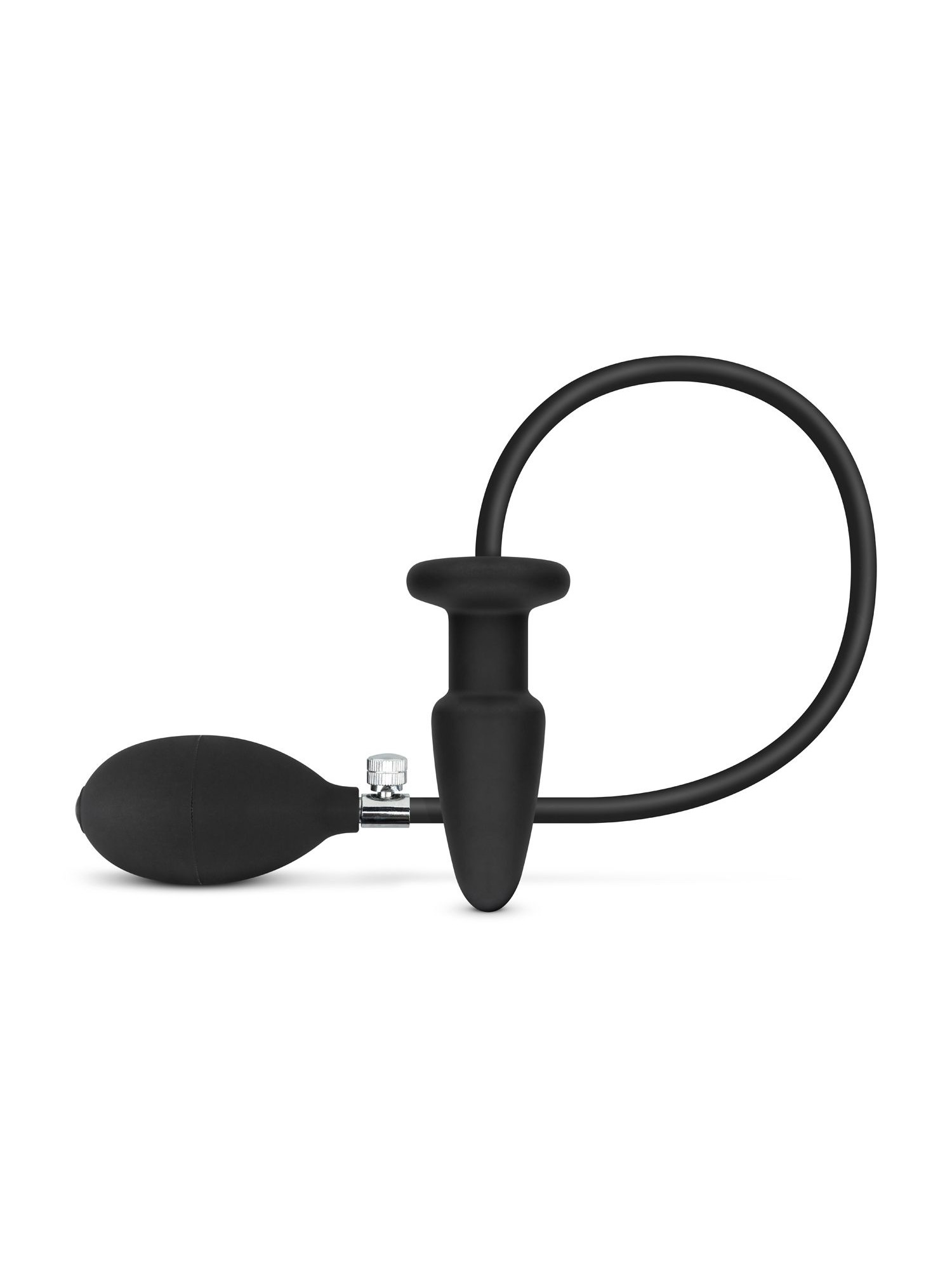 Opblaasbare Anaal Plug - Zwart