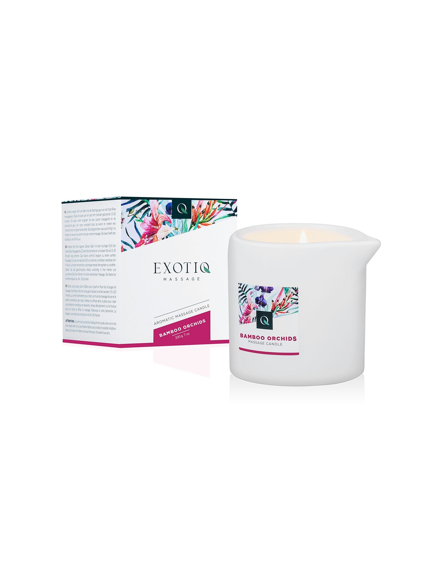 Exotiq Massage Candle Bamboo Orchids - 200g