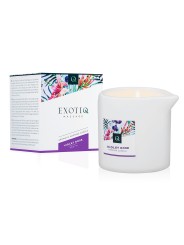Exotiq Massage Candle Violet Rose - 200g