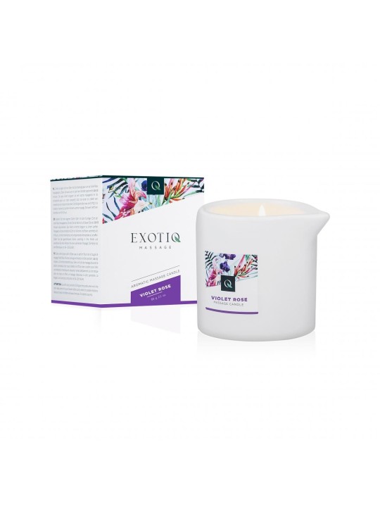 Exotiq Massage Candle Violet Rose - 60g