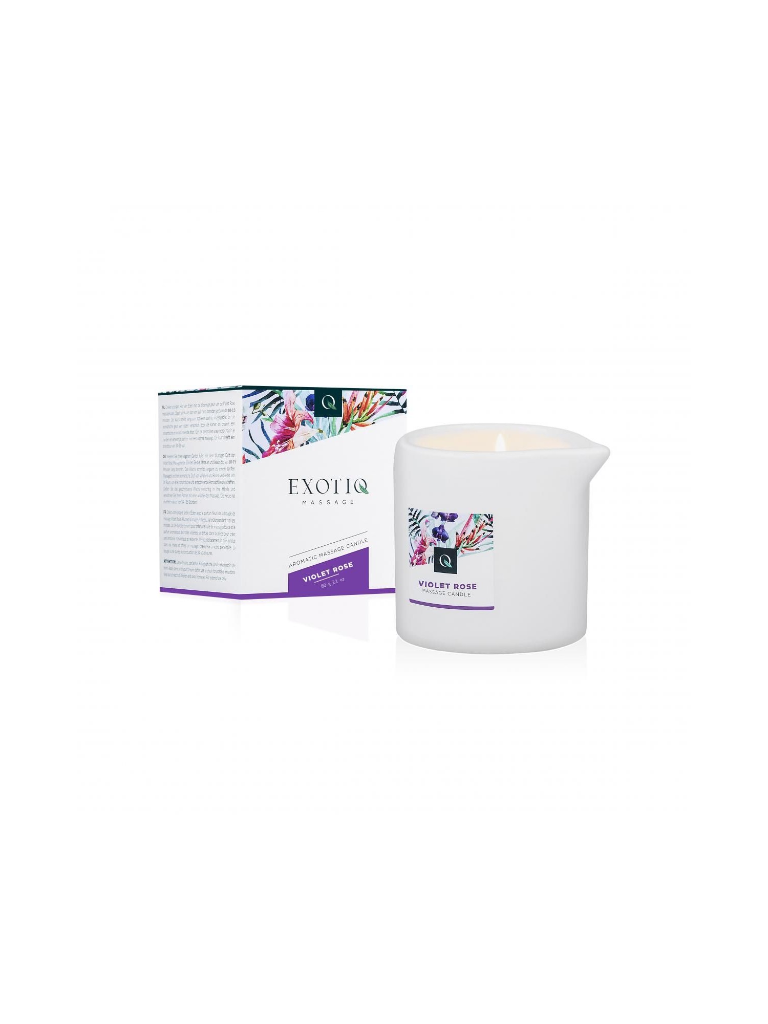 Exotiq Massage Candle Violet Rose - 60g
