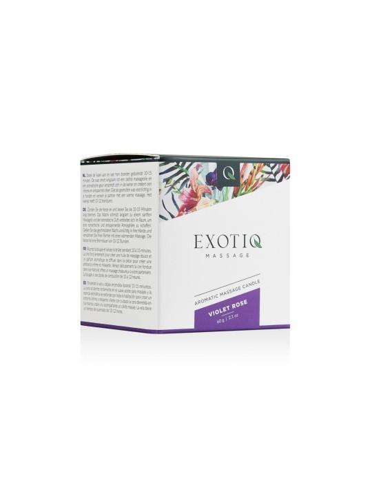 Exotiq Massage Candle Violet Rose - 60g