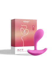 HoneyPlayBox - OLY 2 Draagbare Clitoris- & G-spot Vibrator Met App - Roze