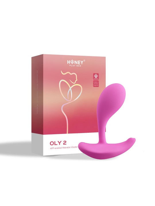 HoneyPlayBox - OLY 2 Draagbare Clitoris- & G-spot Vibrator Met App - Roze