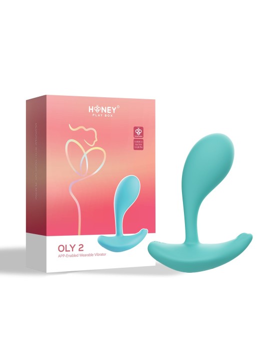 HoneyPlayBox - OLY 2 App-gestuurde Draagbare Clitoris- & G-spot Vibrator -