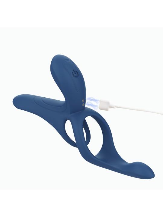 HoneyPlayBox - Pleasure Pivot App-gestuurde Vibrator voor Koppels Blauw