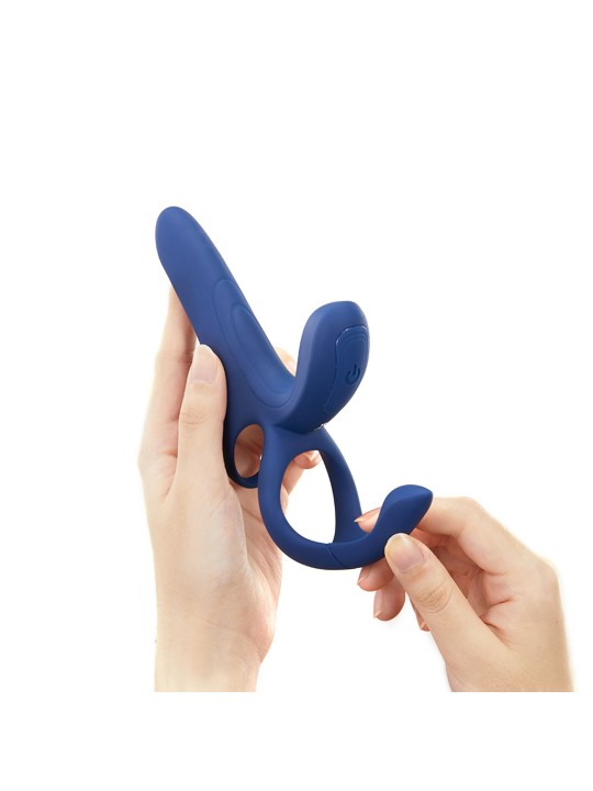 HoneyPlayBox - Pleasure Pivot App-gestuurde Vibrator voor Koppels Blauw