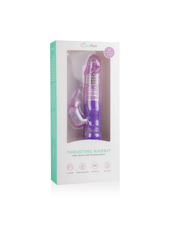 EasyToys Stotende Rabbit Vibrator - Paars