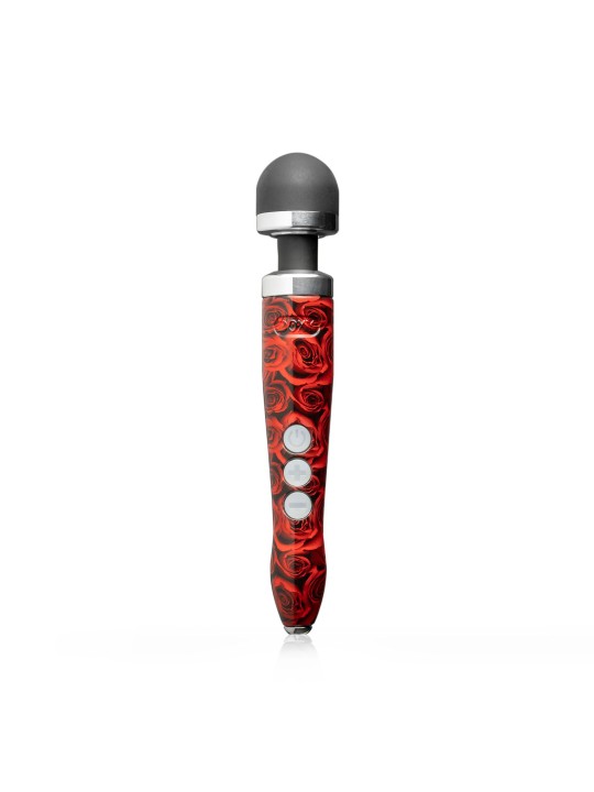 Doxy - Die Cast 3R Rechargeable Wand Massager Rose Pattern