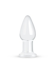 Gildo - Clear Glass Buttplug - 9,4 cm