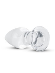Gildo - Clear Glass Buttplug - 9,4 cm