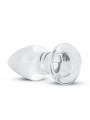 Gildo - Clear Glass Buttplug - 9,4 cm