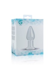 Gildo - Clear Glass Buttplug - 9,4 cm