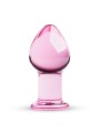 Gildo - Pink Glass Buttplug - 9 cm