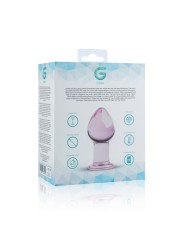Gildo - Pink Glass Buttplug - 9 cm