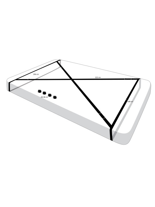 Interlace Bed Restraint Set