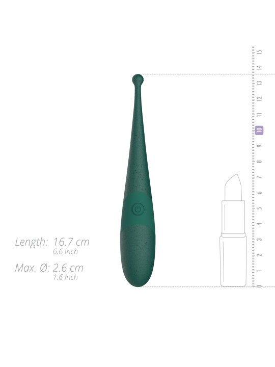 Gløv - Luna Eco Pin-Point Vibrator - Groen