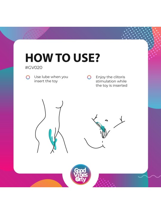 Good Vibes Only - Lisa Stotende Rabbit Vibrator met G-Spot stimulator