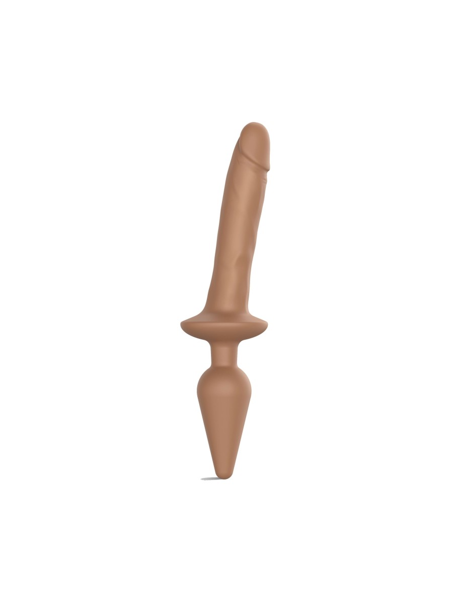 Strap-On-Me - Switch  Plug-in Realistic Dildo Caramel XXL