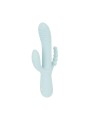 Good Vibes Only - Triple Stimulation Vibe - Soft Silicone - Blue