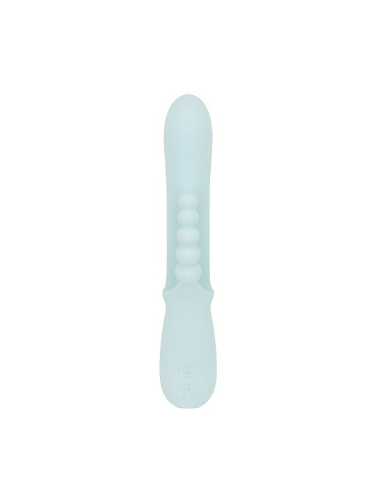 Good Vibes Only - Triple Stimulation Vibe - Soft Silicone - Blue