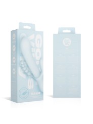 Good Vibes Only - Triple Stimulation Vibe - Soft Silicone - Blue
