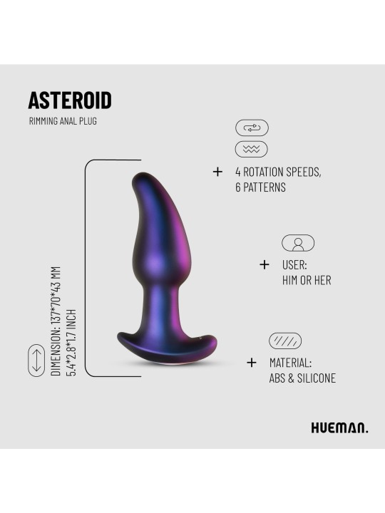 Hueman - Asteroid Rimmende Anaal Plug