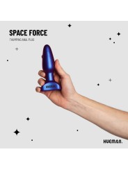 Hueman - Space Force Vibrating and Thrusting Butt Plug
