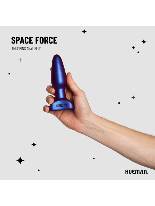 Hueman - Space Force Vibrating and Thrusting Butt Plug