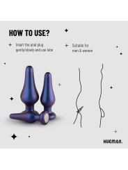 Hueman - Comets Butt Plug Set