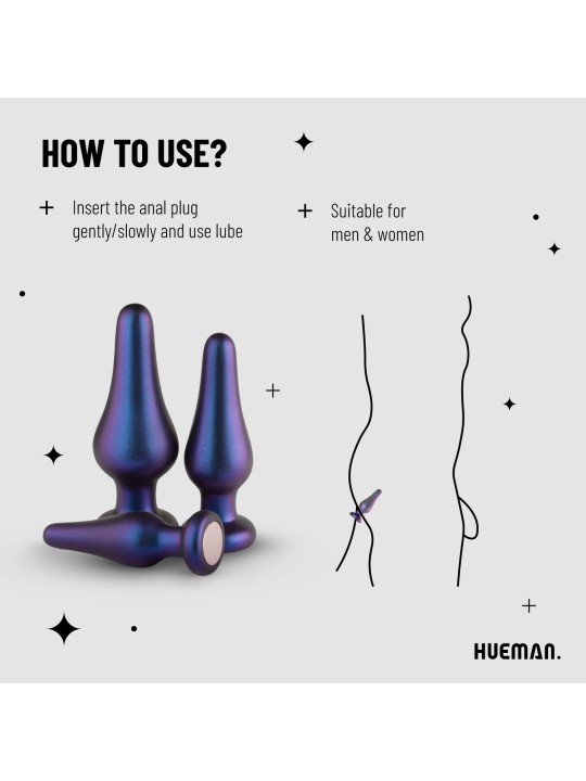 Hueman - Comets Butt Plug Set