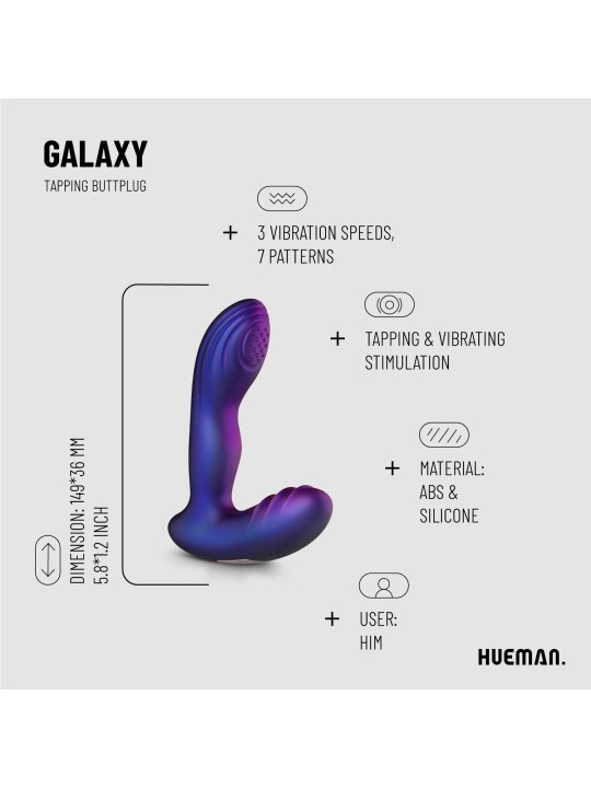 Hueman - Tapping Butt Plug