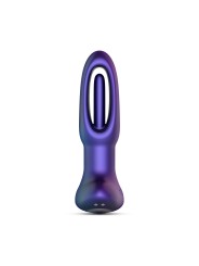 Hueman - Voyager Vibrating Butt Plug With Tapping - Purple