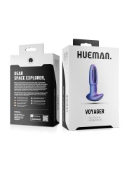 Hueman - Voyager Vibrating Butt Plug With Tapping - Purple