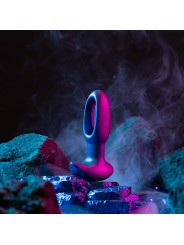 Hueman - Voyager Vibrating Butt Plug With Tapping - Purple