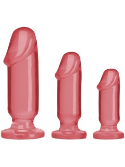 Doc Johnson - Crystal Jellies Anal Starter Kit - Roze