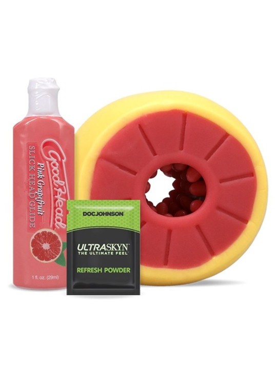 Doc Johnson - GoodHead Grapefruit Blowjob Set