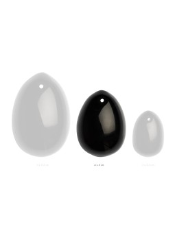 Yoni Egg - Size M - Black Obsidian