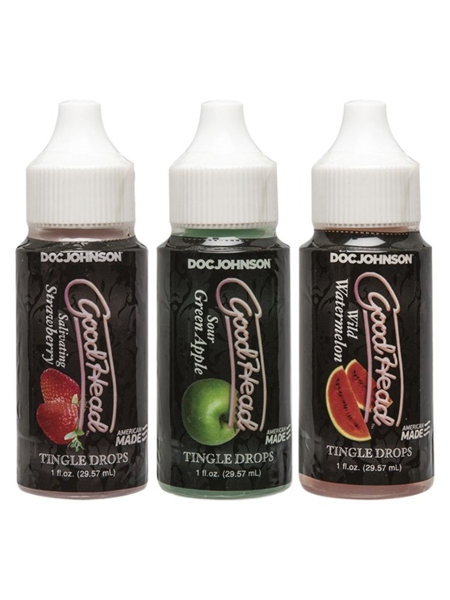 Doc Johnson - GoodHead Tingle Drops Wild Watermelon, Sour Green Apple, Sali