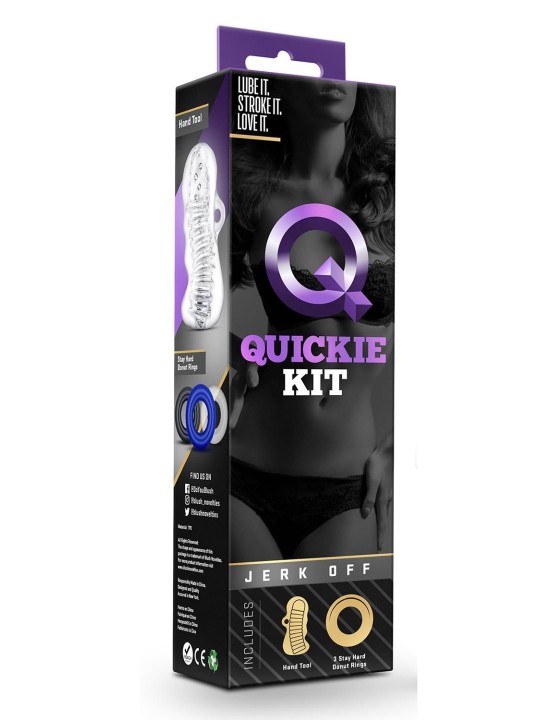 Blush - Quickie Kit Jerk Off Sleeve en Cockring Set