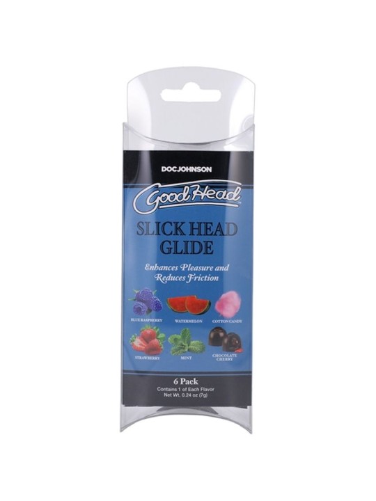 Doc Johnson - GoodHead Slick Head Glide - 6 Pack