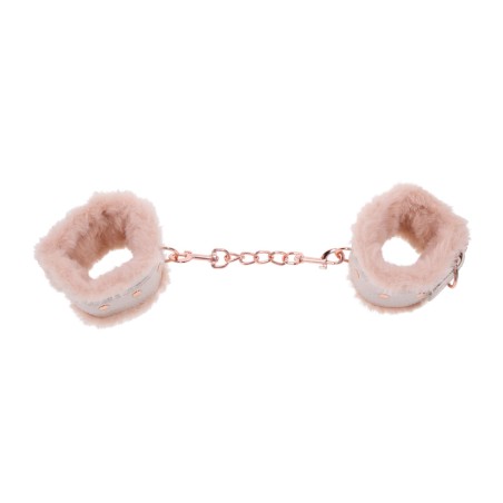 Sportsheets – S&M Peaches ‘n CreaMe Fur Handcuffs – Cream